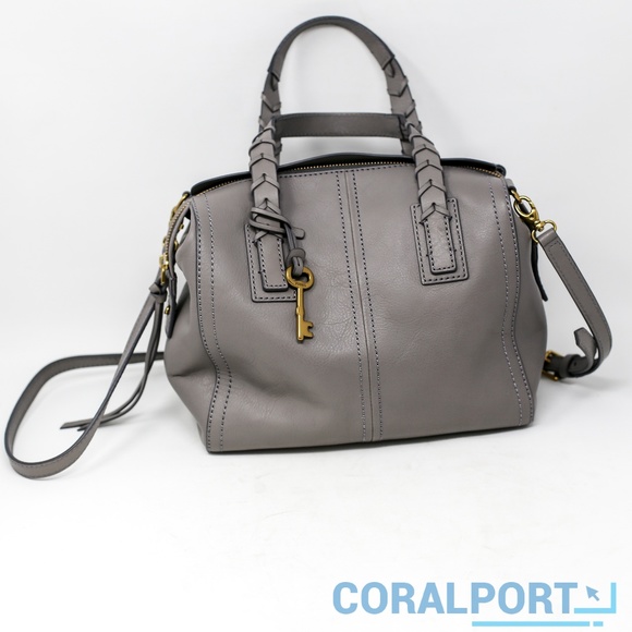 Fossil Handbags - Fossil Emma Satchel, Grey